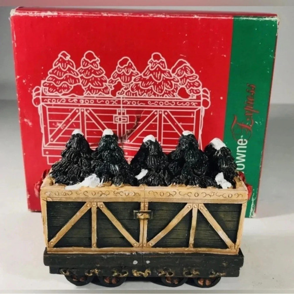 NIB 1998Vintage JC Penney Alpine Tree Express Home Towne Christmas Tree Train - Picture 1 of 8